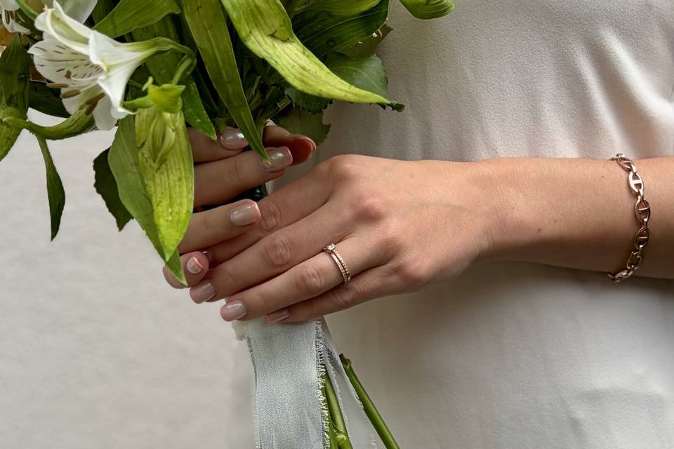 Ruban bouquet