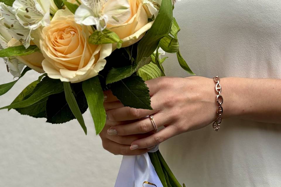 Ruban bouquet
