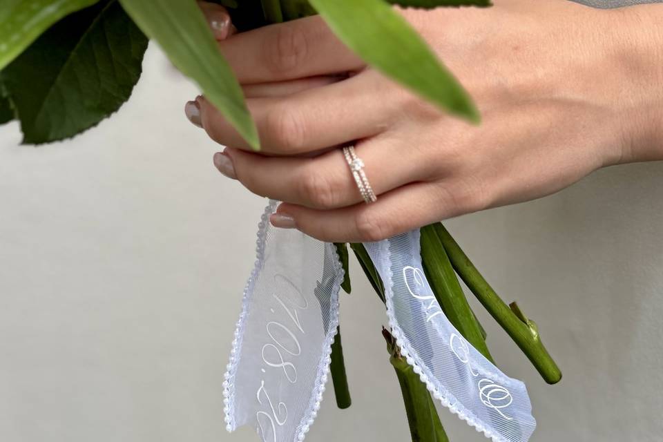 Ruban bouquet