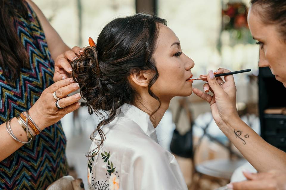 Coiffure et maquillage