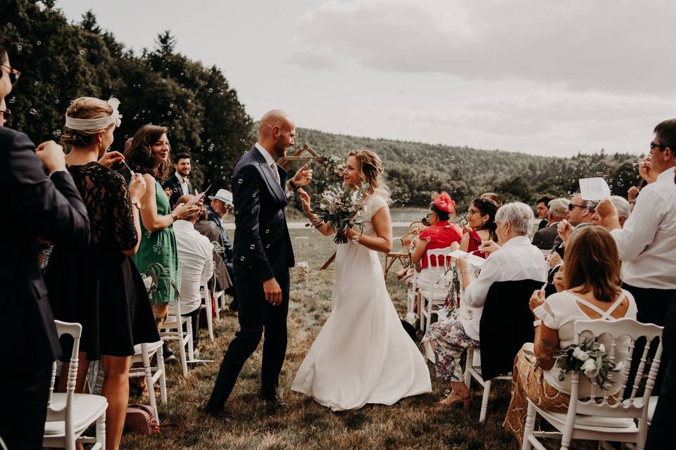 Mariage au bord de l'eau