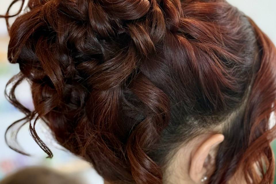 Chignon haut Mariée