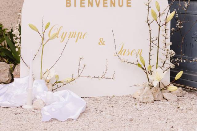 Panneau de bienvenue