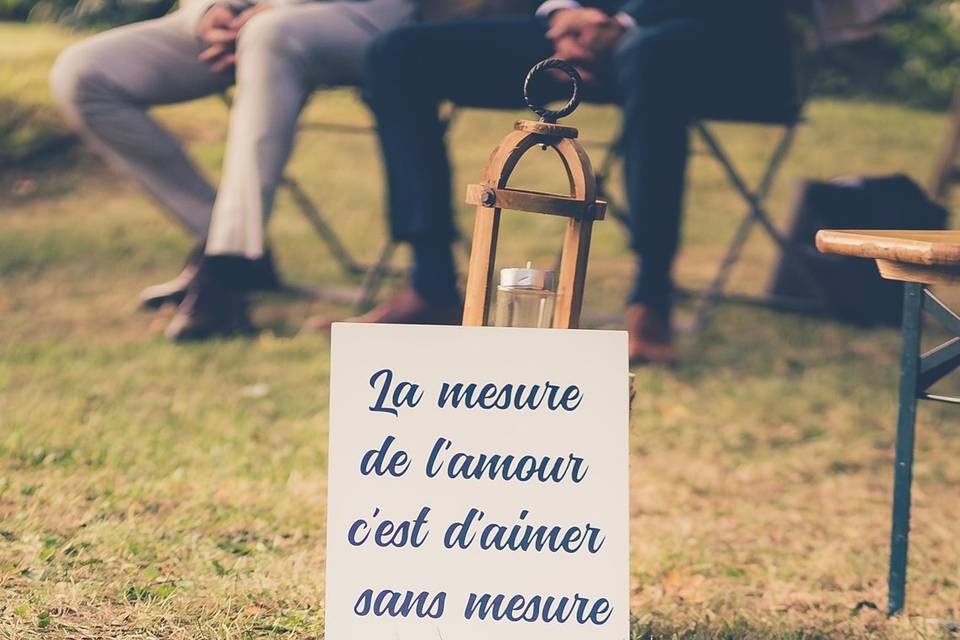 Illustration de la cérémonie