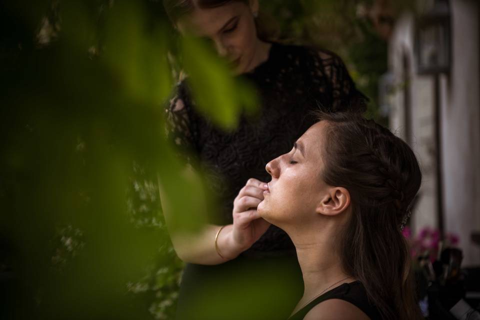 Coiffure et maquillage mariée