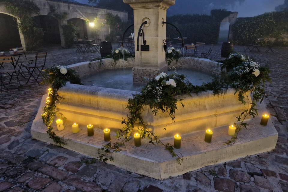 Fontaine de nuit