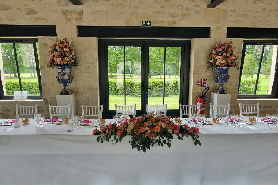 Table d'honneur