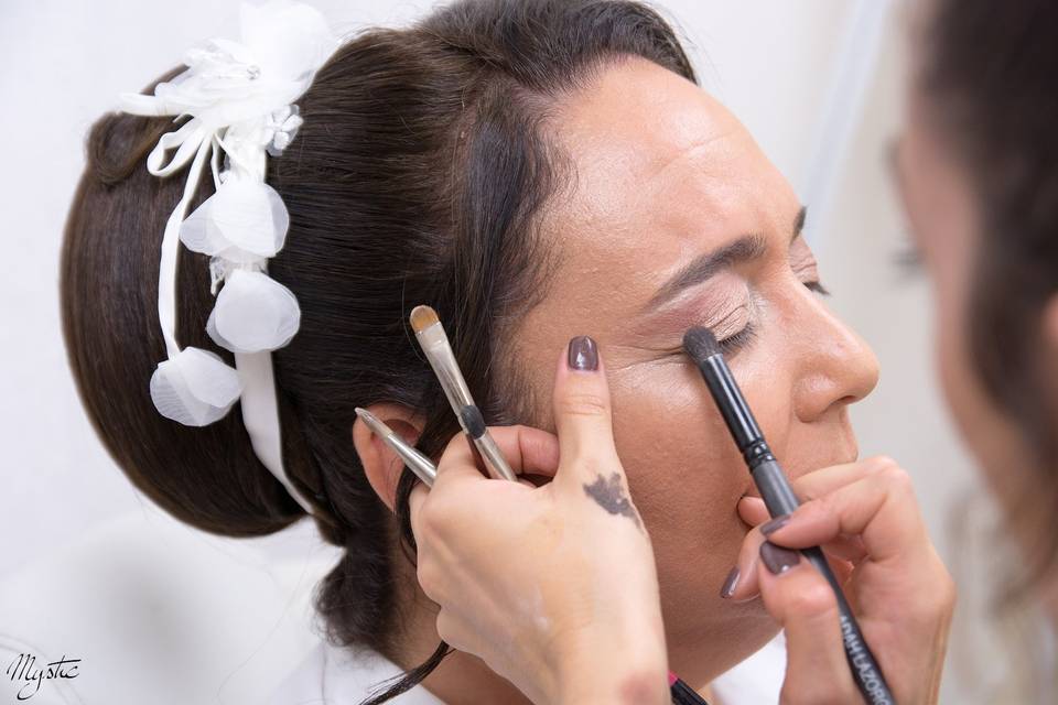 Maquillage de la mariée