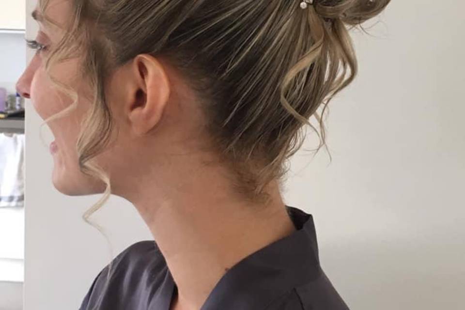 Céline chignon Mariée