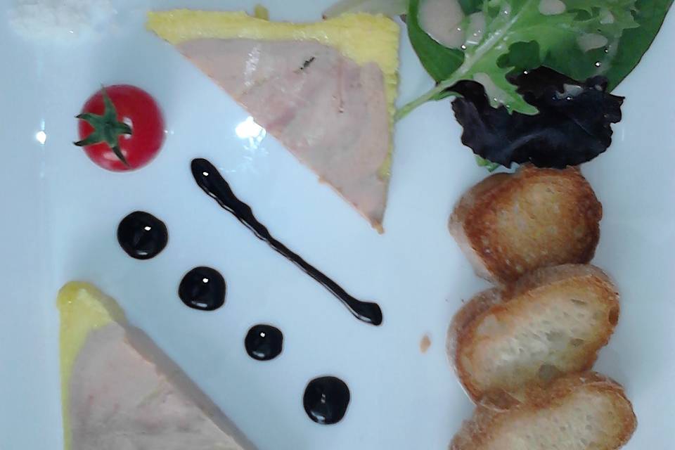 Assiette de foie gras