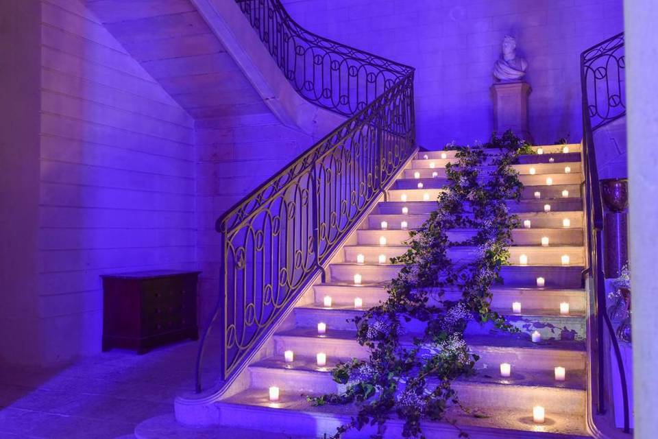 Grand escalier de nuit