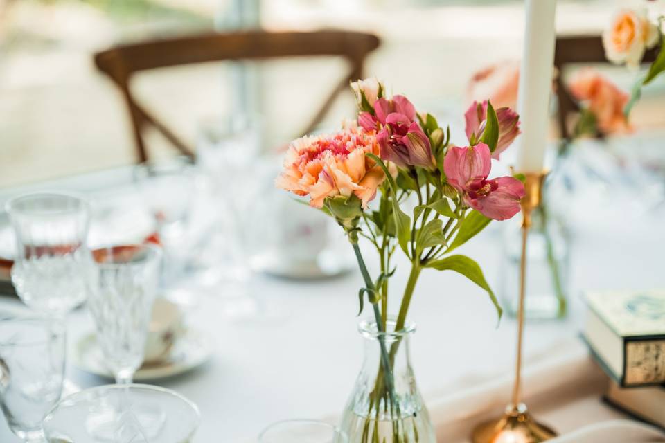 Détail table mariage