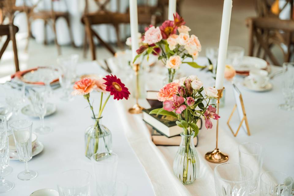Détail table mariage