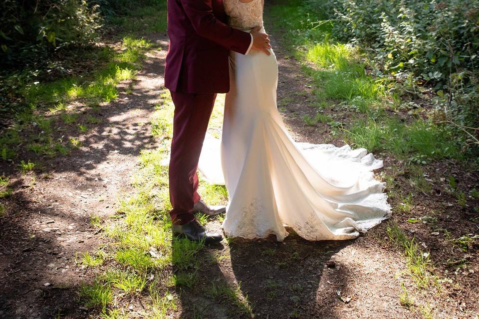 Photos de couple en forêt