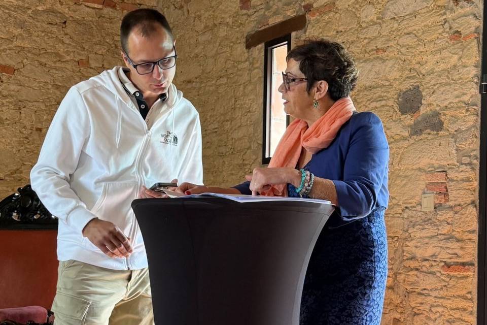 Préparatifs avec le dj