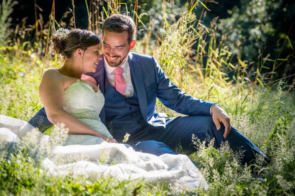 Photo couple après mariage