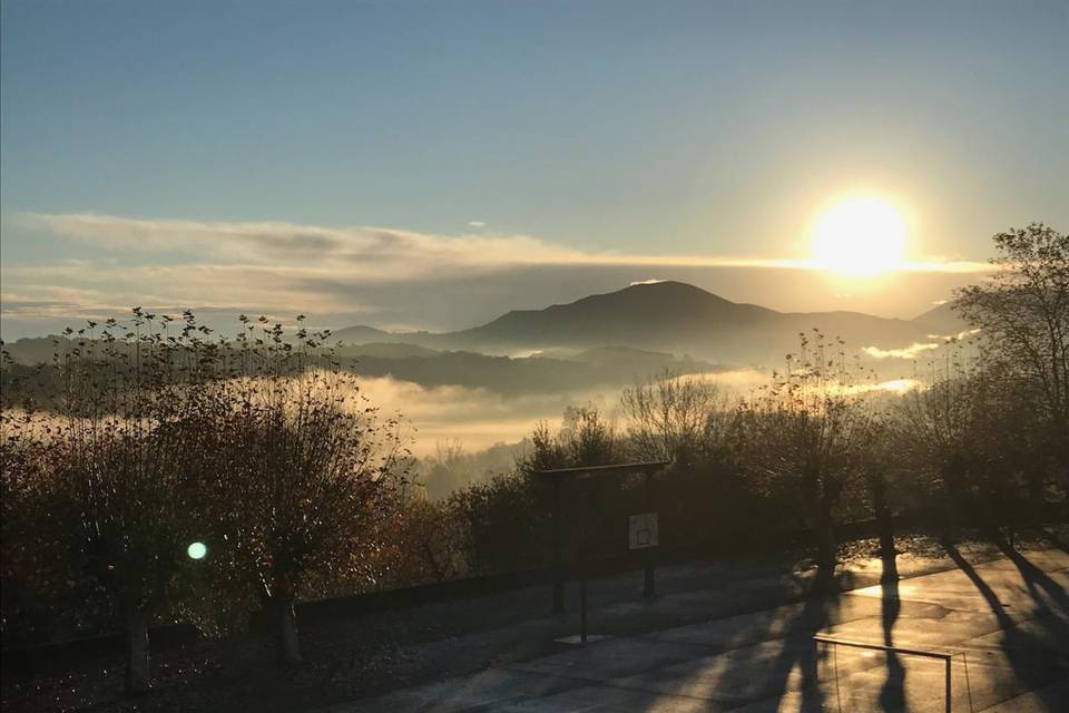 Vue sur les montagnes