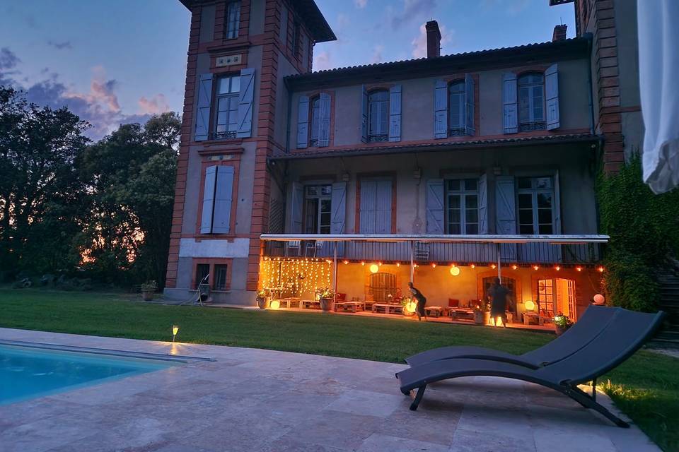 Coté piscine