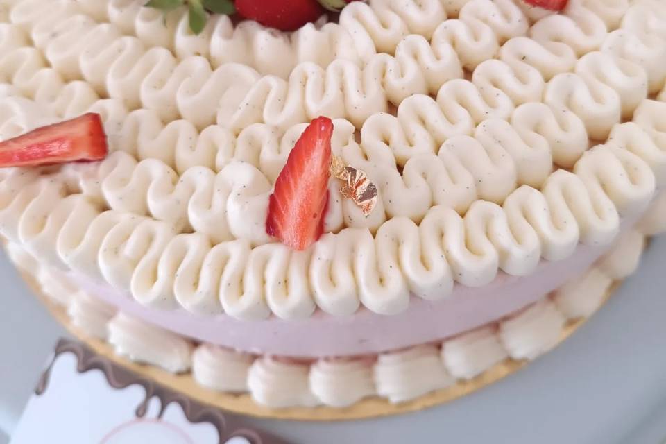 Entremet fraise