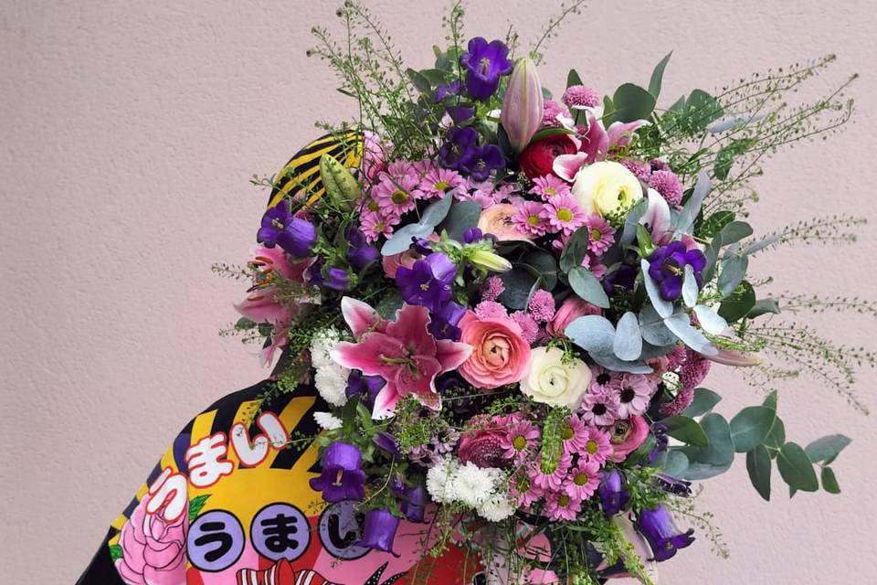 Camaïeu de roses et violets