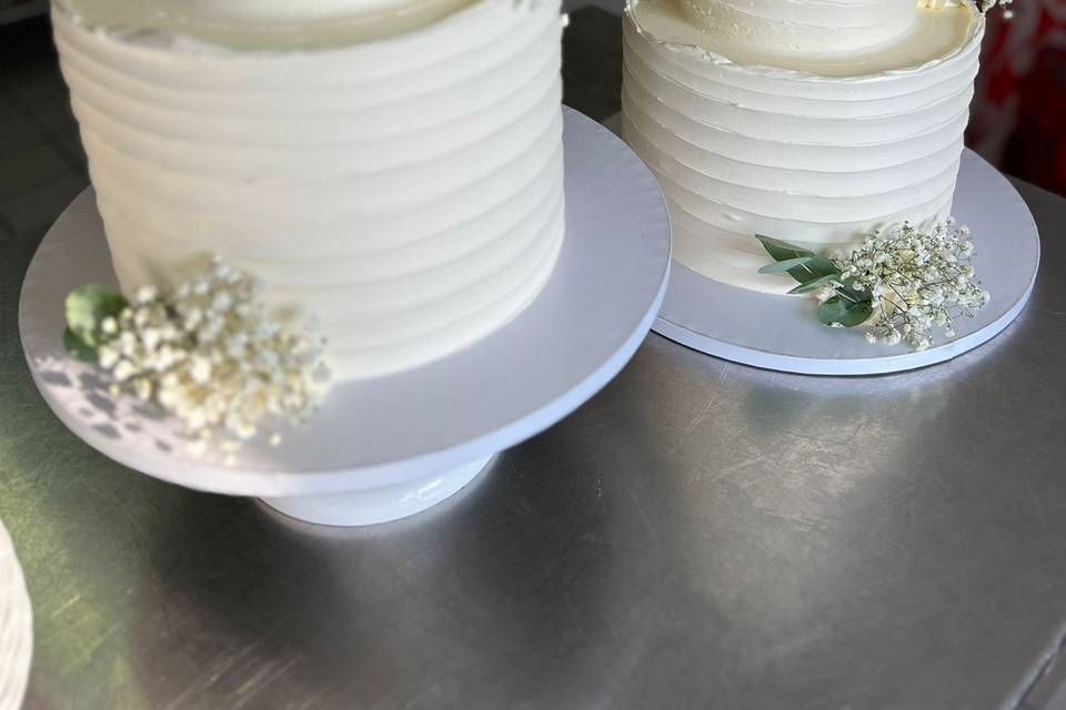 Twins wedding cake