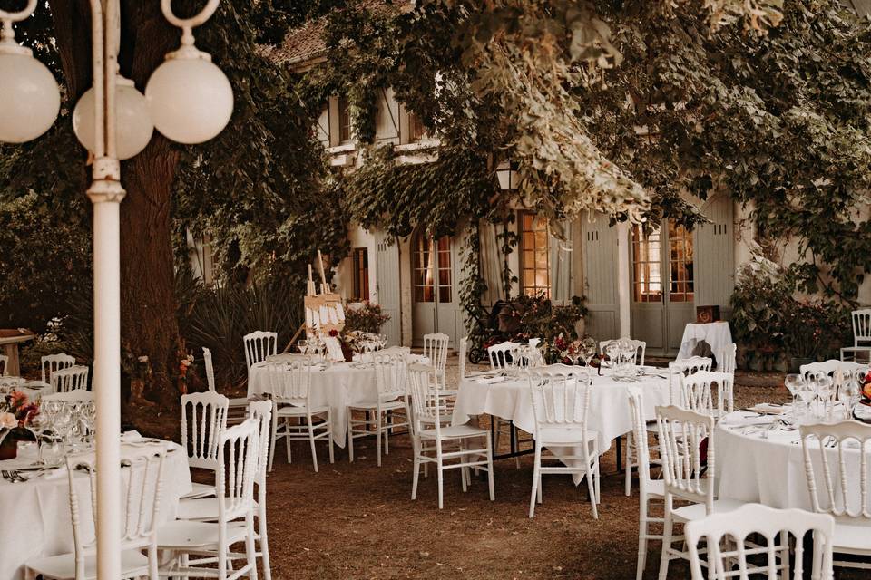 Dinner dans le parc