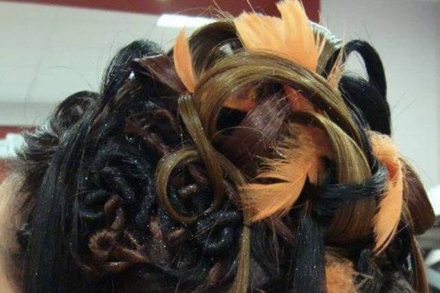 Coiffure originale extensions