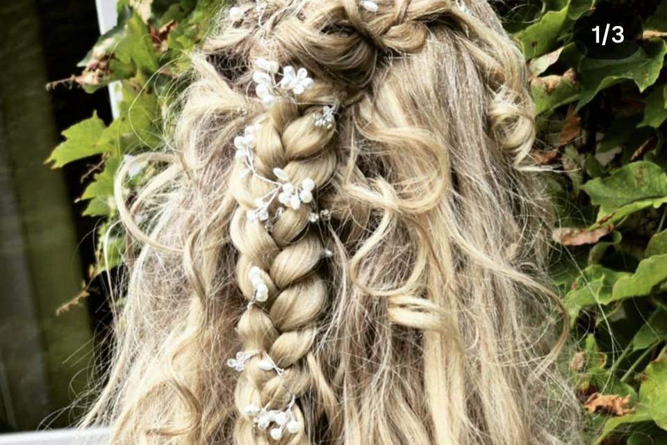 Coiffure mariée extension