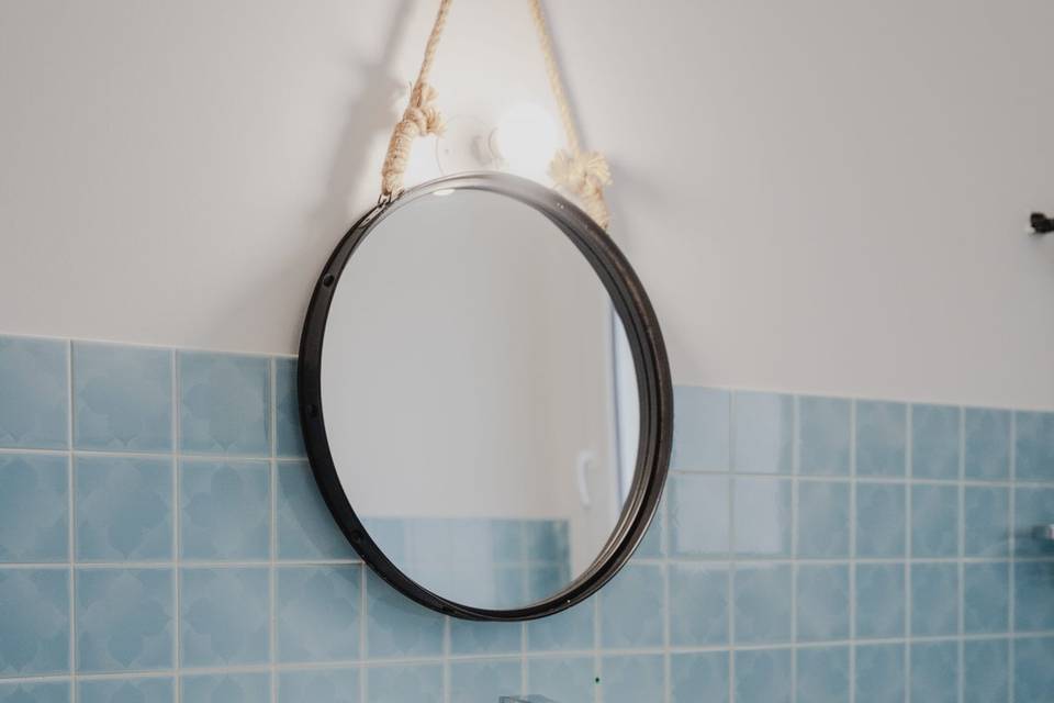 Une salle de bain du gîte