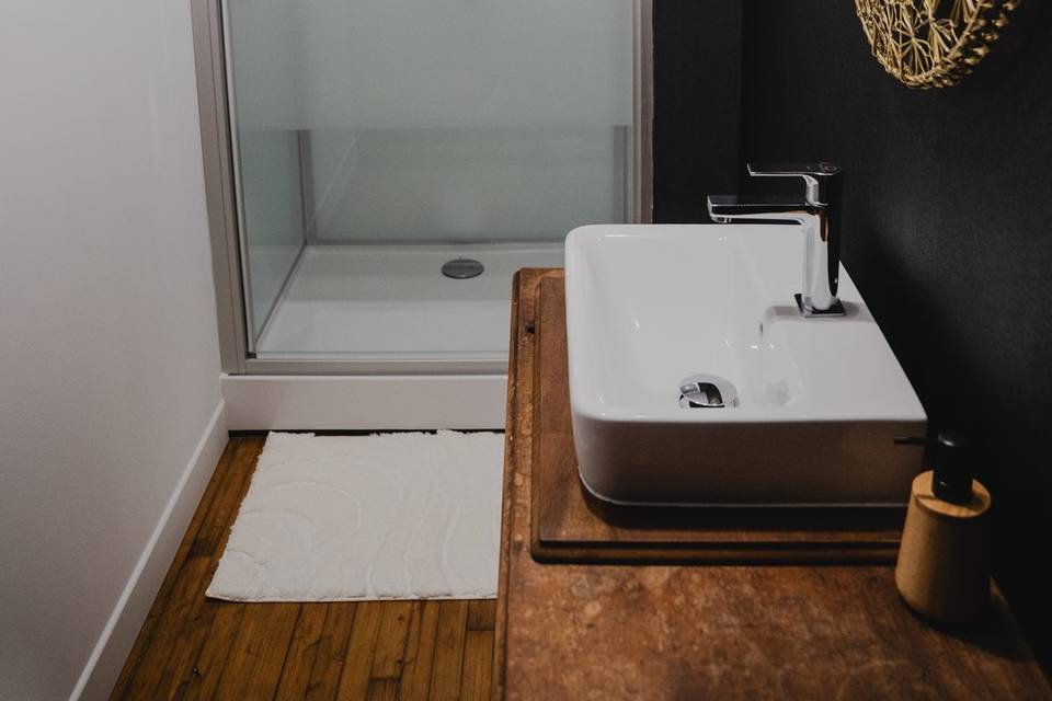 Salle de douche privative