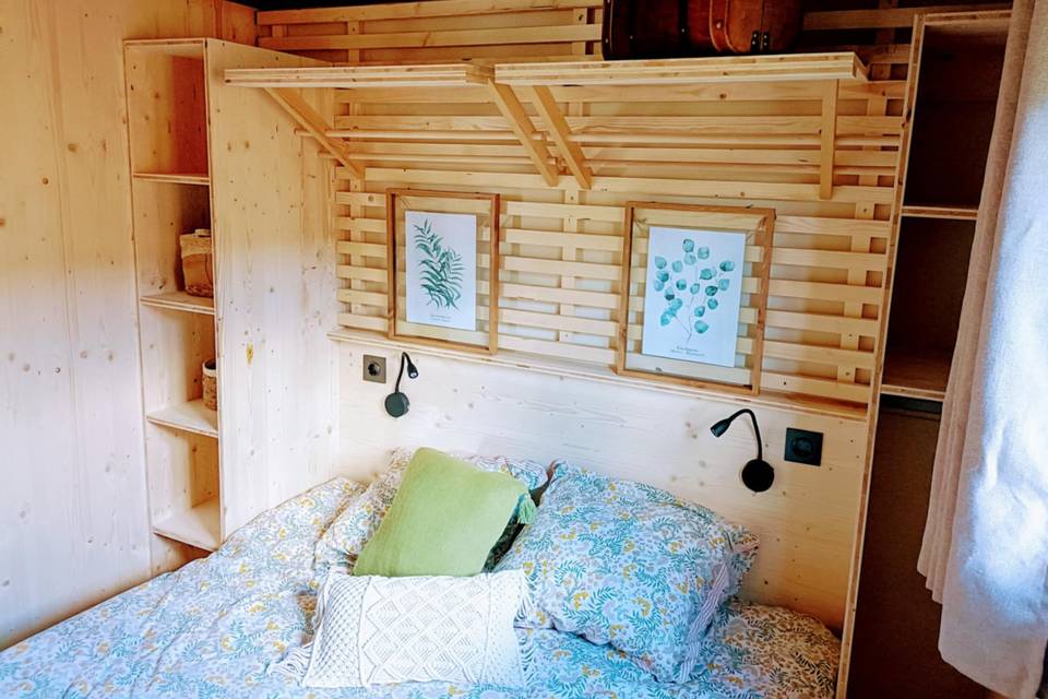 Chambre double en cabane