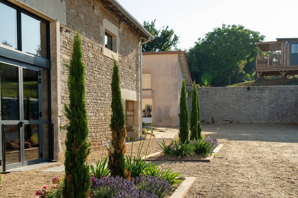 Le domaine vue du ciel