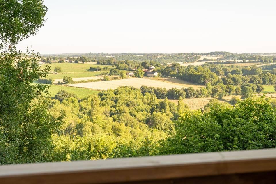 Vue d'une cabane