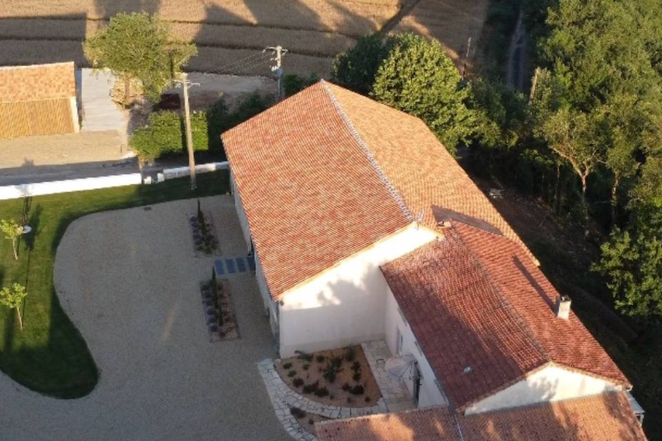 Le domaine vue du ciel