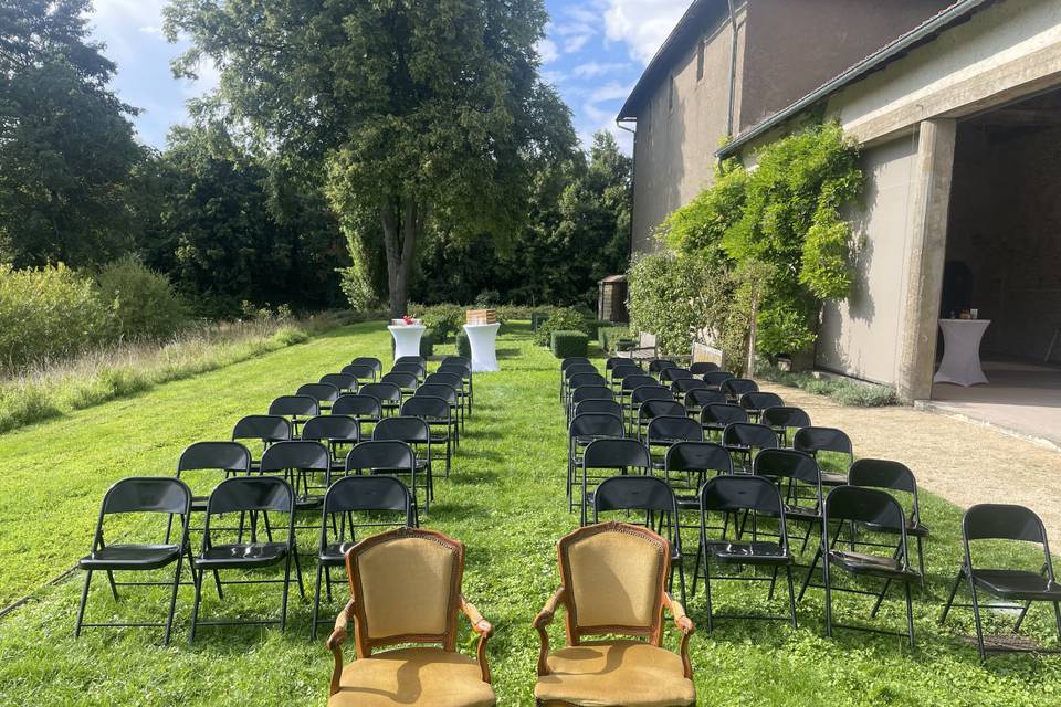 Terrasse cérémonie laïque