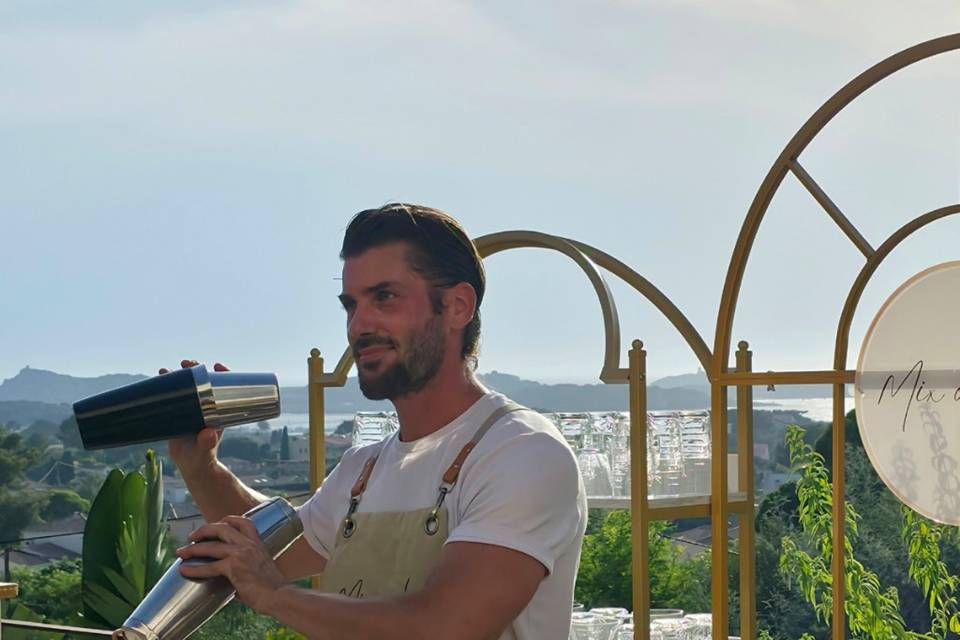 Barman professionnel