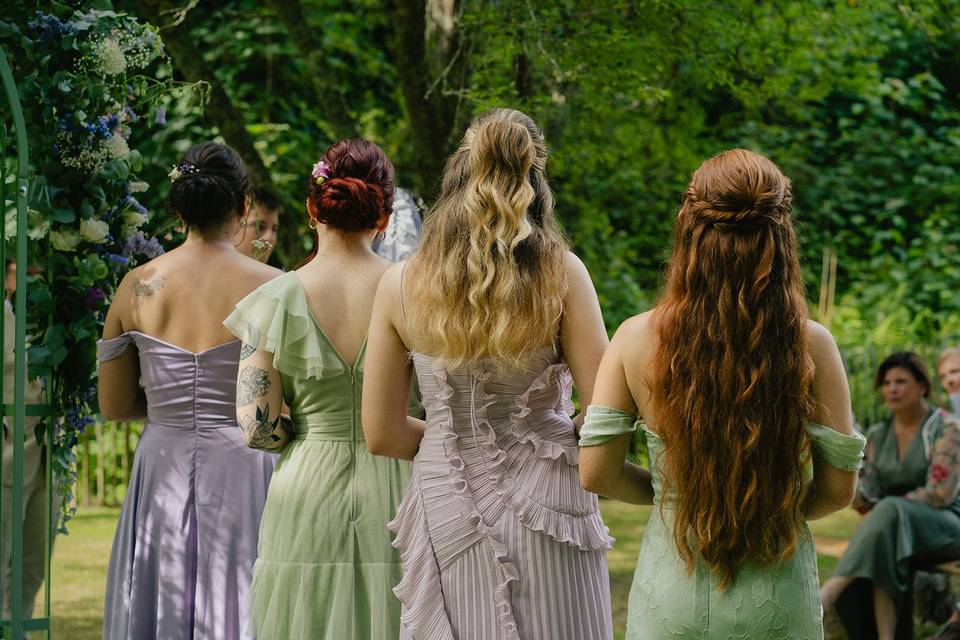 Cérémonie de mariage témoins