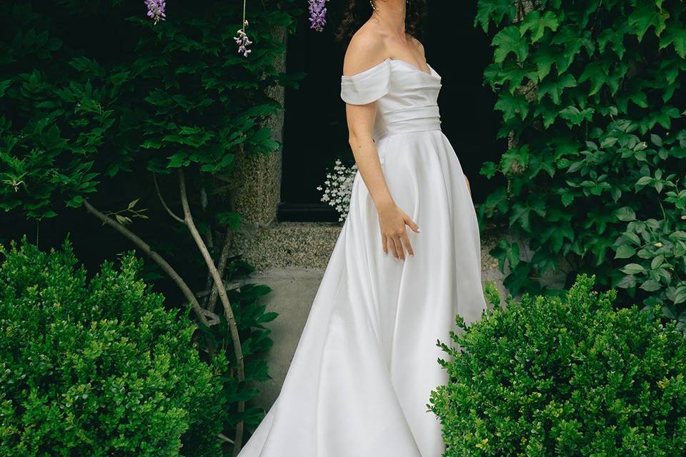 Photo mariée élégante