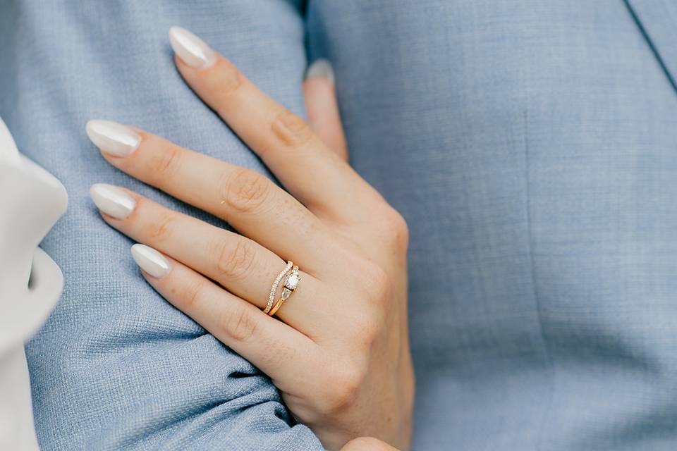 Bague mariage photo