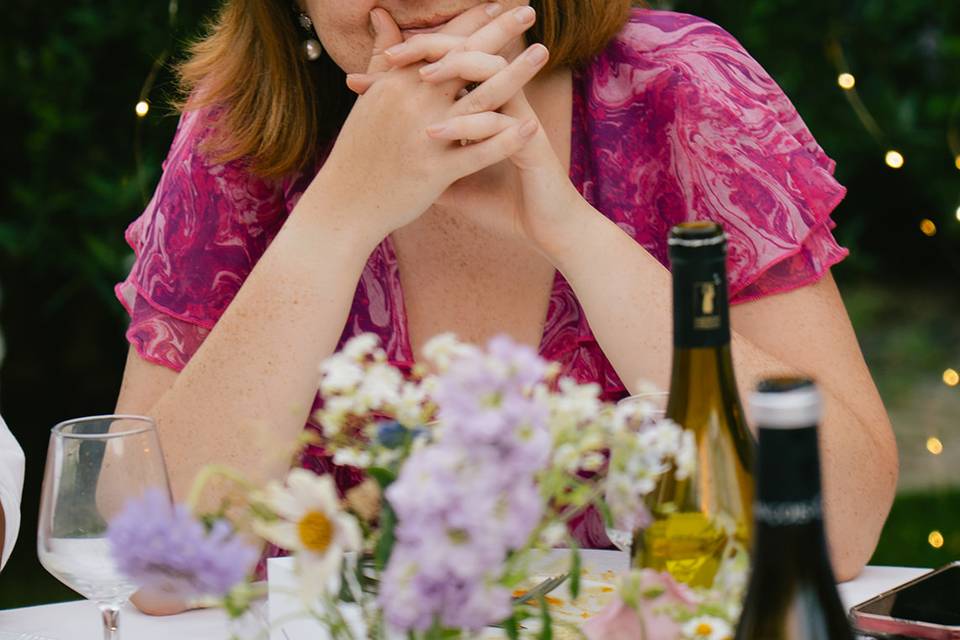 Diner de mariage photo