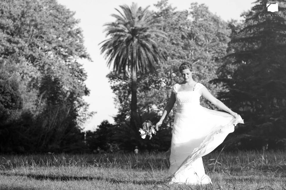 Et la mariée tourne de joie