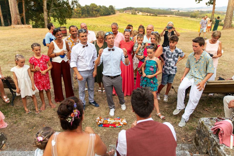 Surprise des invités