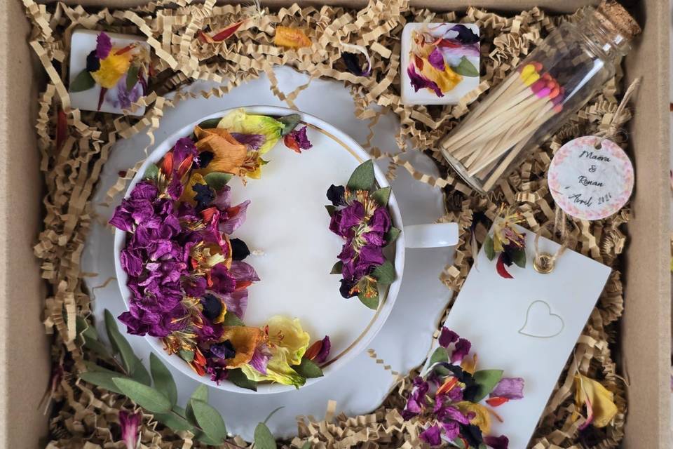 Souvenir bouquet de mariée