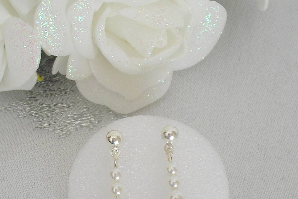 Boucles catalina blanche