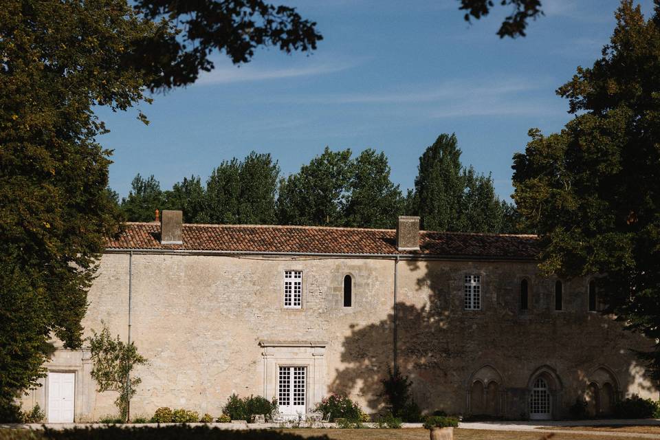 Façade de l'Abbaye de la GD