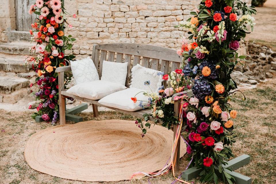 Ceremonie laique au pigeonnier