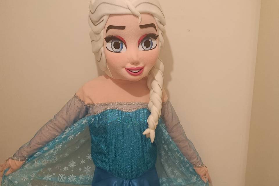 Mascotte Elsa reine des neiges