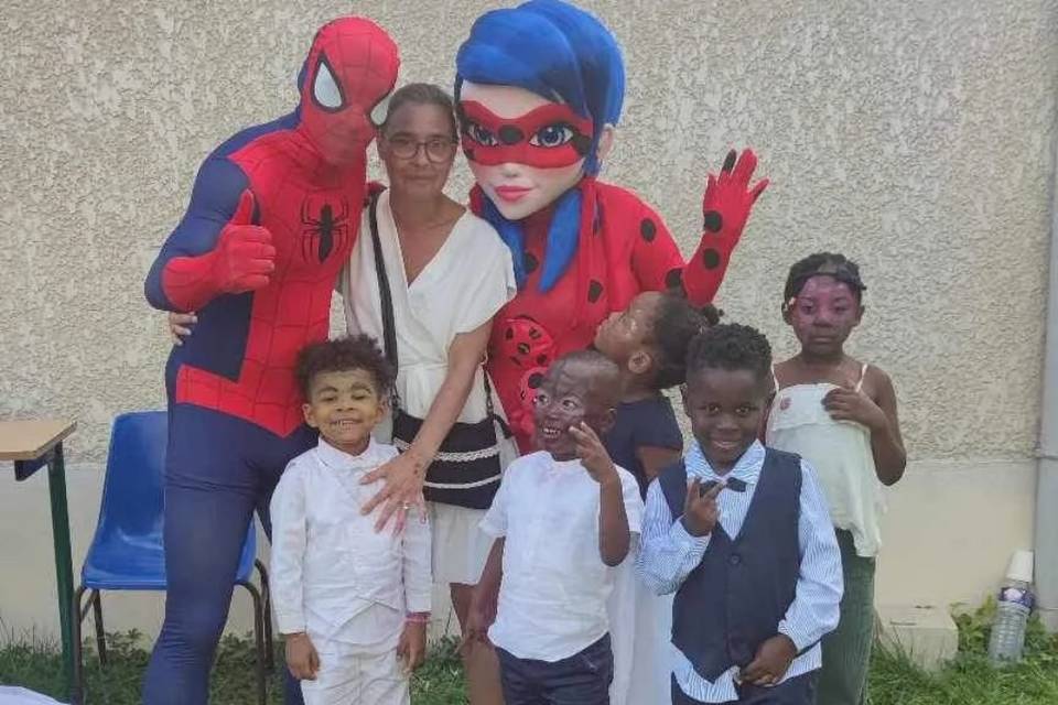 Mascotte miraculous et spiderm