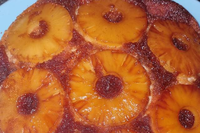 Gâteau ananas renversé