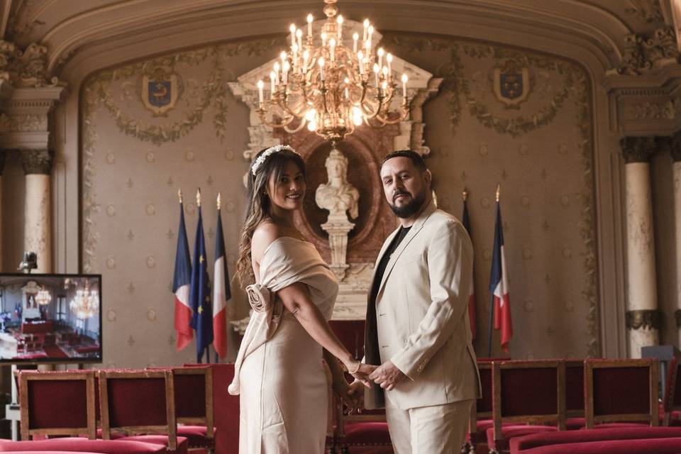 Photo à la mairie